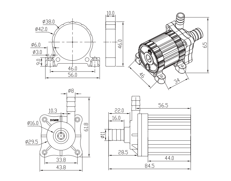 激光冷水机水泵DC40H